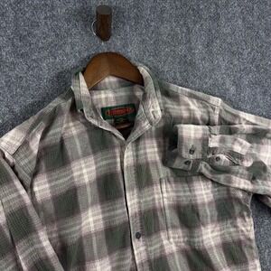 Flyshacker Clothing Co. Mens Plaid Flannel Shirt Small Cotton‎ Blend Long Sleeve